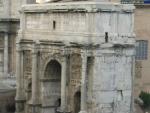Триумфальная арка Септемия Севера, Римский Форум