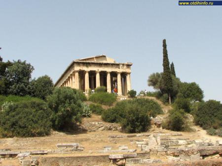 Фото: Храм Гефестион, храм Гефеста, храм Тесейон